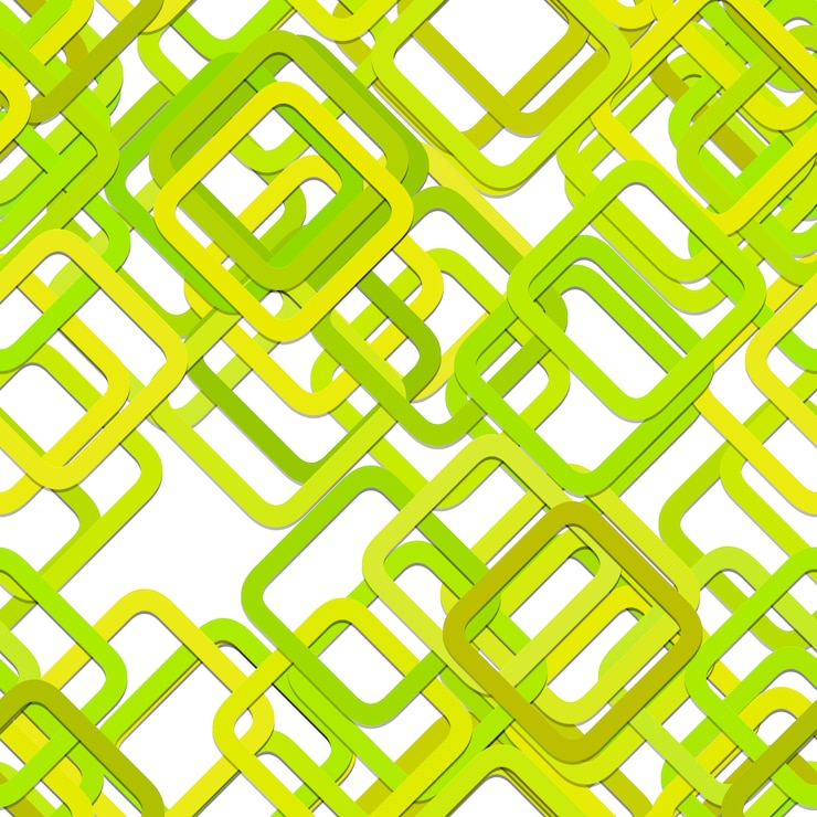 Kostenlose Vektor grüne quadrate hintergrund