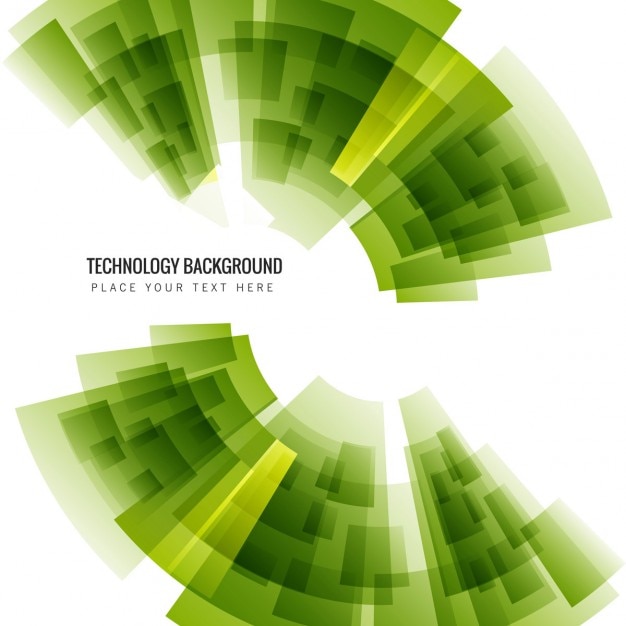 Kostenloser Vektor grüne technologie hintergrund