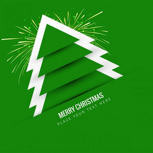 Grüne weihnachtsbaum hintergrund