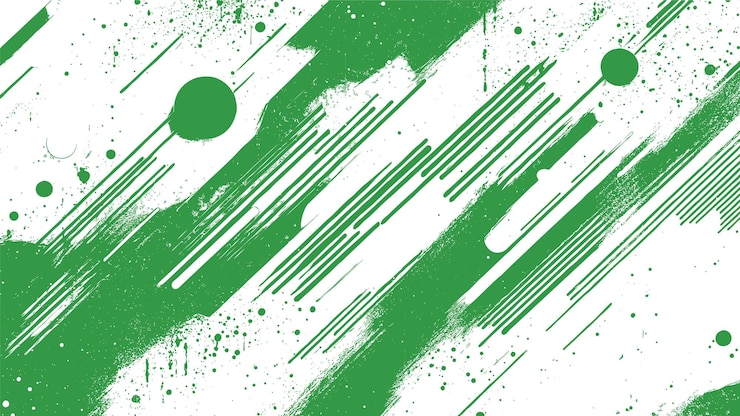 Kostenlose Vektor grüner geometrischer hintergrund
