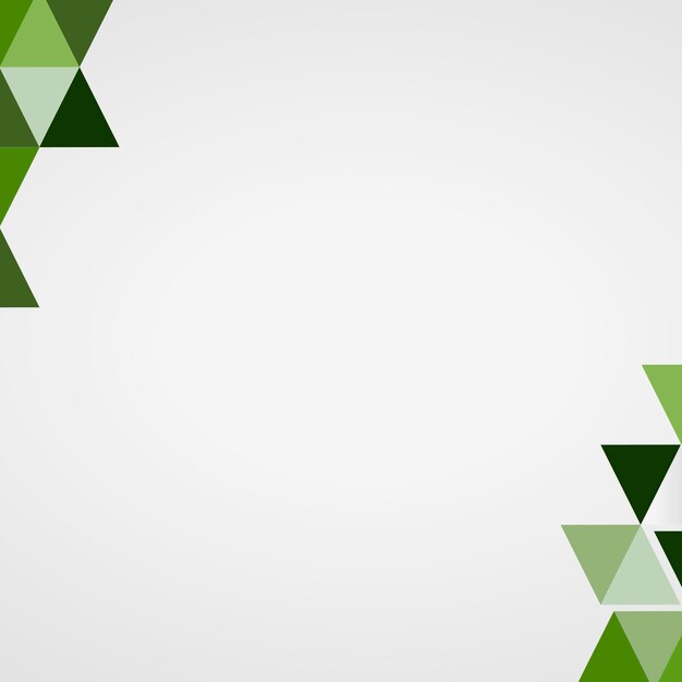 Grüner geometrischer Rahmenvektor
