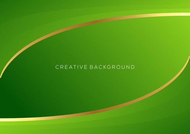 Grünes Blatt mit luxuriösem Hintergrunddesign