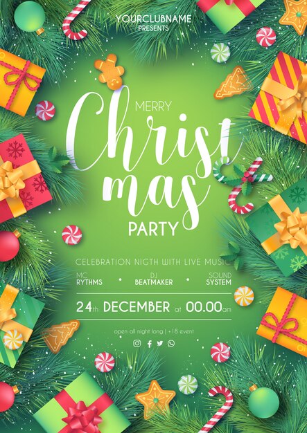 Bilder Weihnachten Flyer Gratis Vektoren Fotos Und Psds