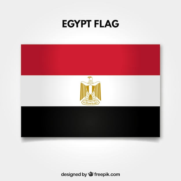 Ägypten Flagge Hintergrund