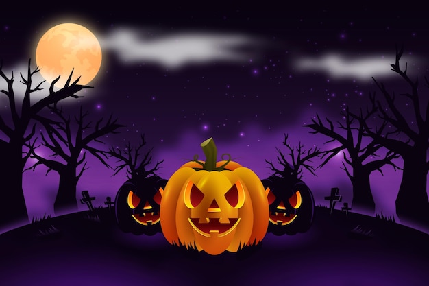 Halloween-Hintergrunddesign