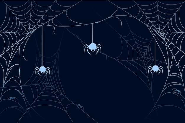 Halloween Spinnennetz Hintergrund Cocnept