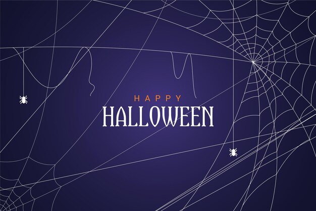 Halloween Spinnennetz Hintergrund