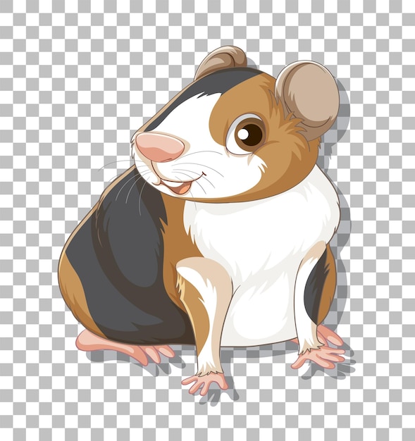 Hamster im cartoon-stil