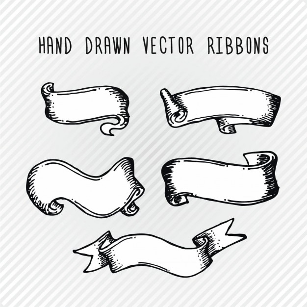 Kostenlose Vektor hand gezeichnet vektor-band