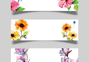 Blumenbanner