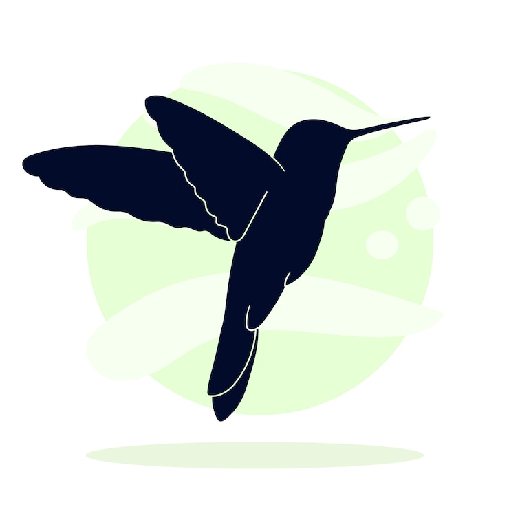 Kostenlose Vektor hand gezeichnete tierschattenbildillustration