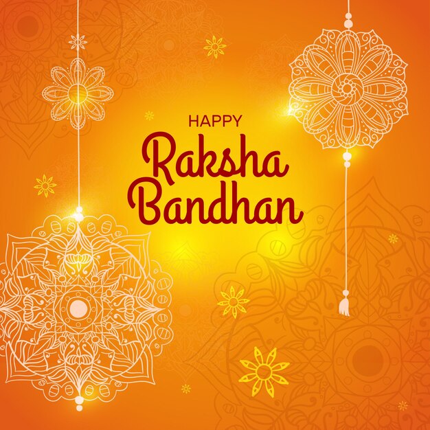 Hand gezeichneter Raksha Bandhan
