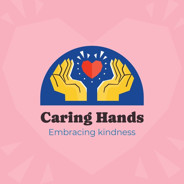 Hand-Herz-Logo-Design-Vorlage