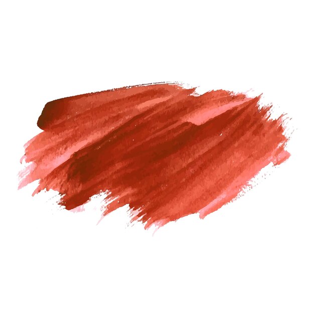 Hand zeichnen braunes Pinselstrich-Aquarell-Design