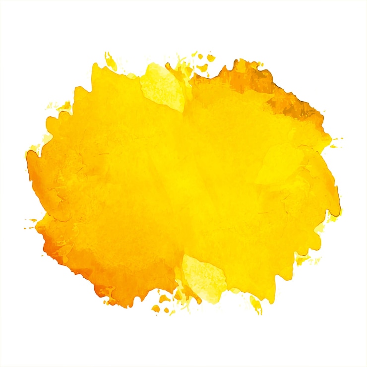 Kostenlose Vektor hand zeichnen orange spritzer aquarell hintergrund