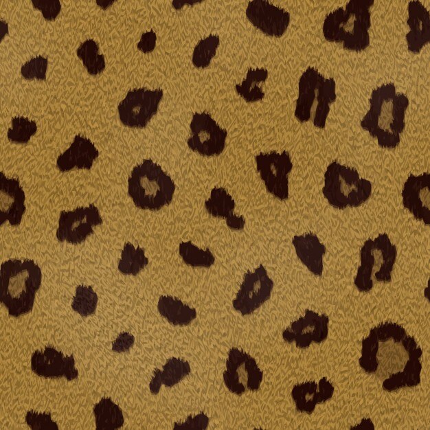 Handgemalte Leopard Haar