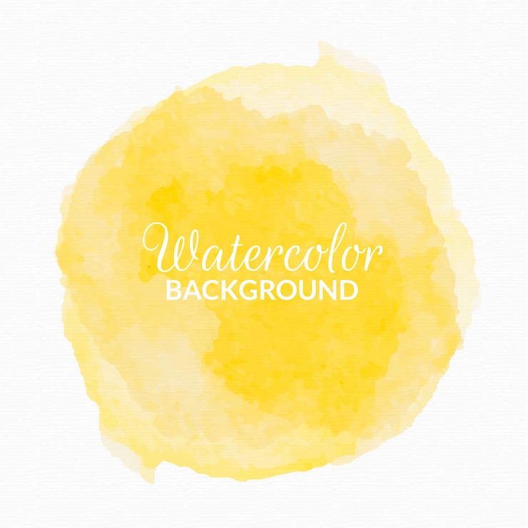 Kostenlose Vektor handgemalter aquarellkreisvektor