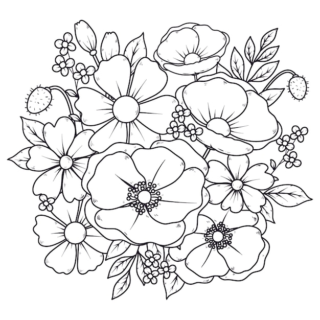 Ausmalbilder Blumen Zum Ausdrucken Bilder - Kostenloser Download auf