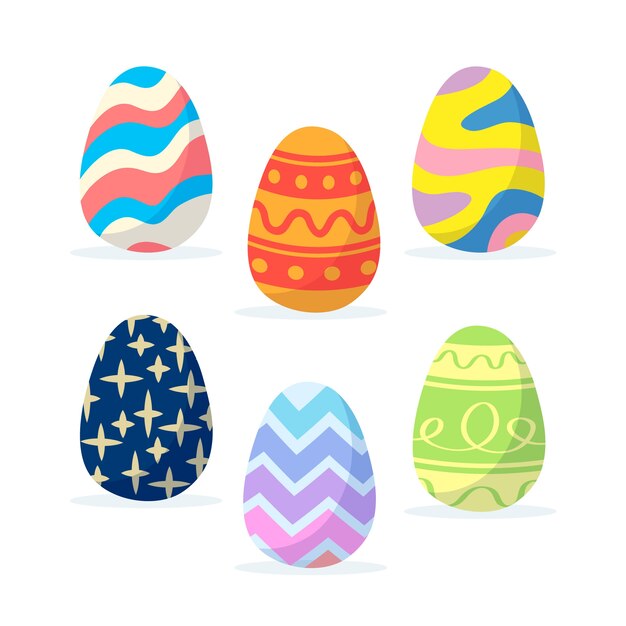 Handgezeichnete Easter Day Egg Pack
