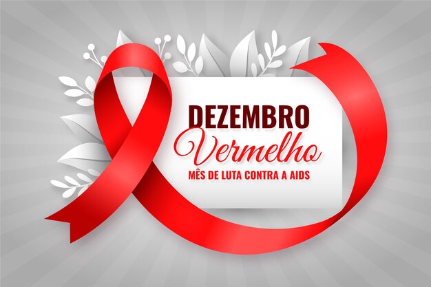 Handgezeichnete flache dezembro vermelho-Schriftzug