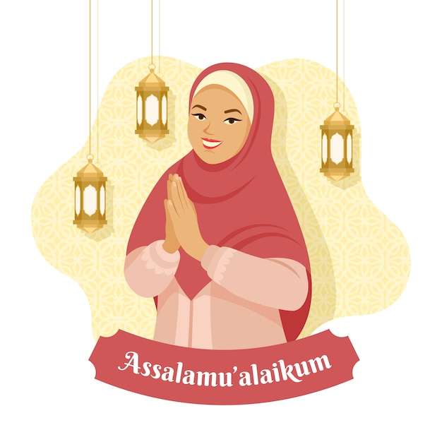 Kostenloser Vektor handgezeichnete salam-illustration mit flachem design