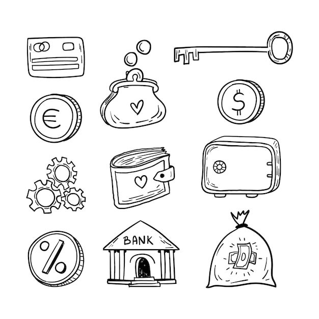 Kostenloser Vektor handgezeichnete sprechblasen-doodle-illustration