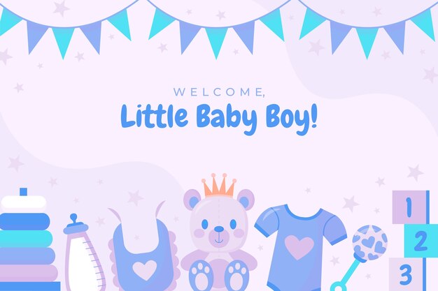 Handgezeichneter Baby-Hintergrund