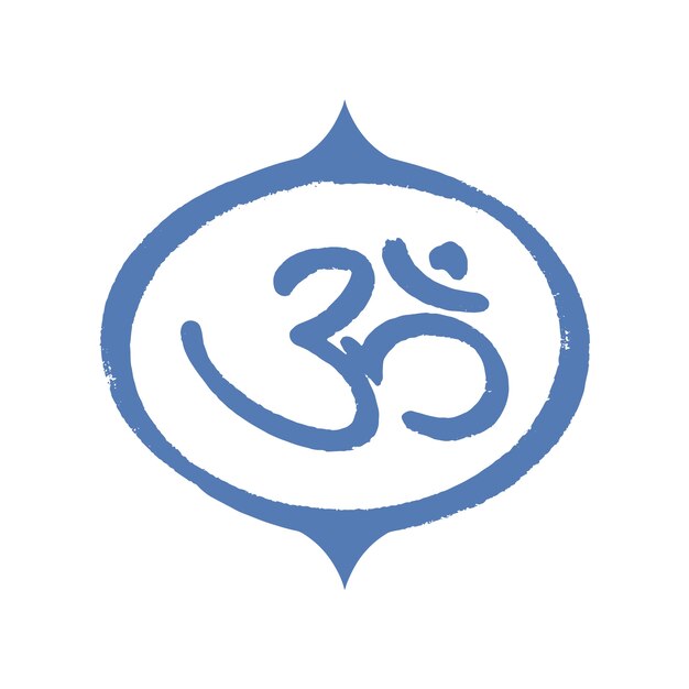 Handgezeichnetes Om-Symboldesign