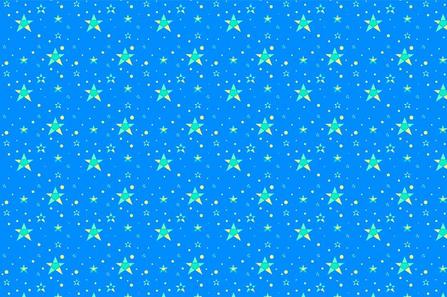 Handgezeichnetes Sternmuster-Design
