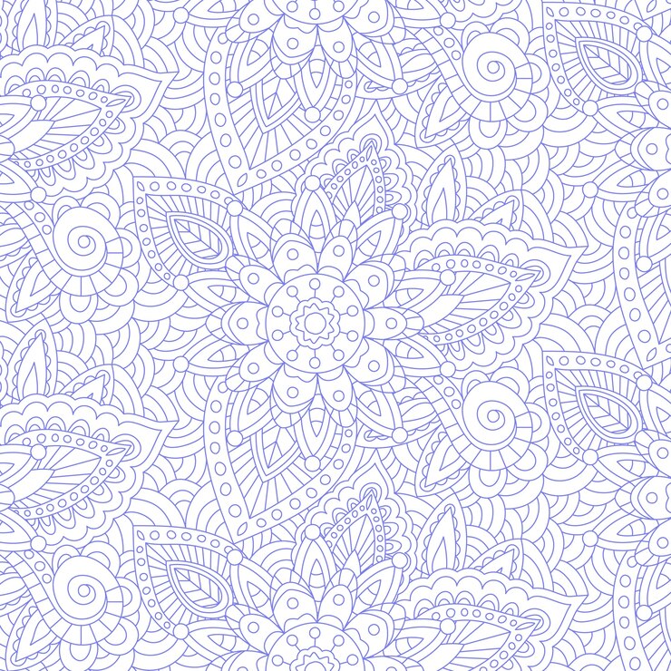 Kostenlose Vektor handgezeichnetes zen-droodle-muster
