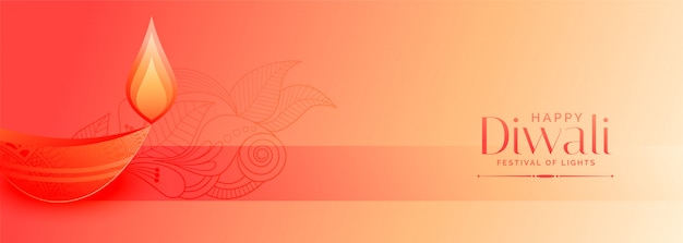 Happy diwali banner