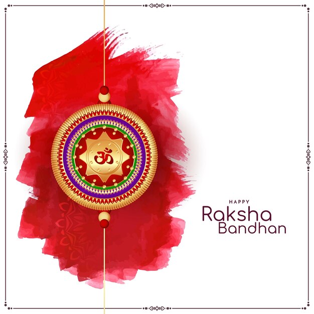 Happy Raksha Bandhan religiöses Festival schöner Hintergrund