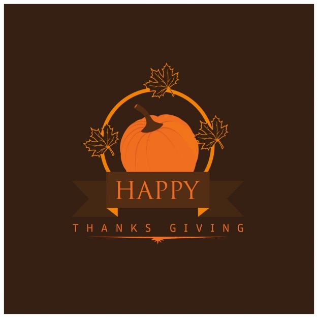 Happy thanksgiving day-kürbis-aufkleber