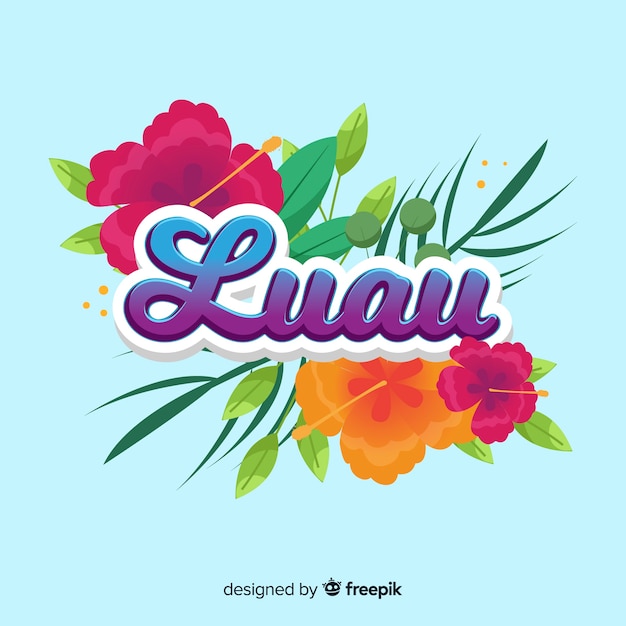 Hawaiian luau hintergrund