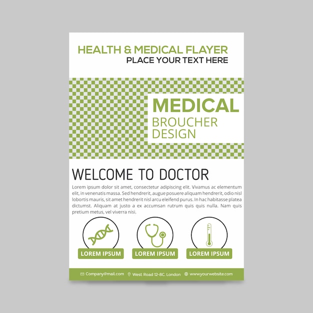 Healthcare medical broschüre design