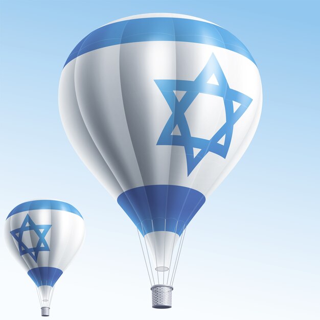 Bunter Luftballon Premium Vektor