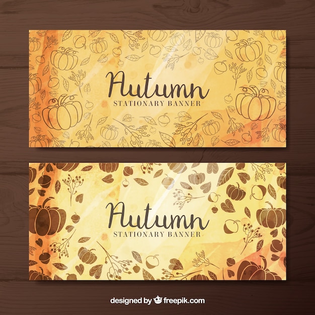 Herbst banner design