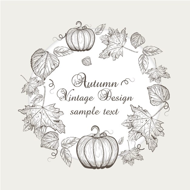 Herbst Hintergrund Design