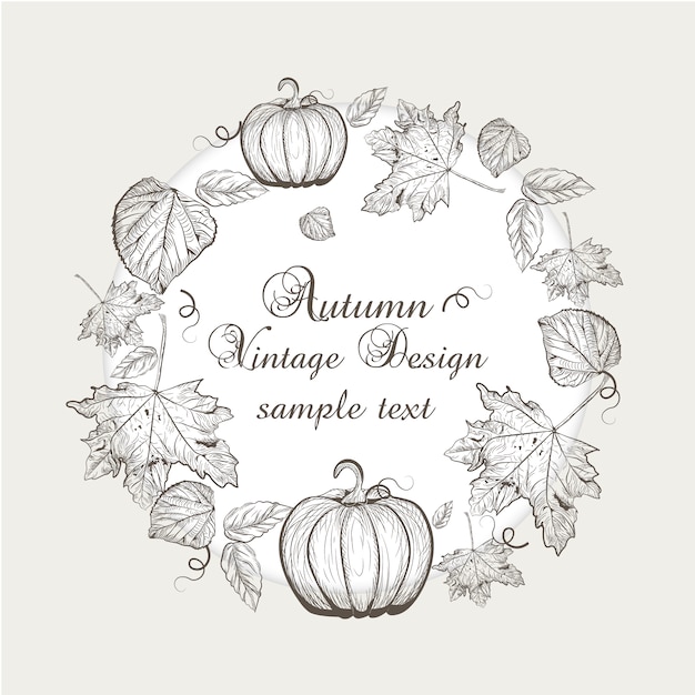 Herbst Hintergrund Design