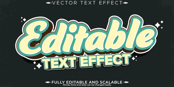 Kostenlose Vektor herbst- und jahreszeit-text-stil mit redigierbarem text-effekt