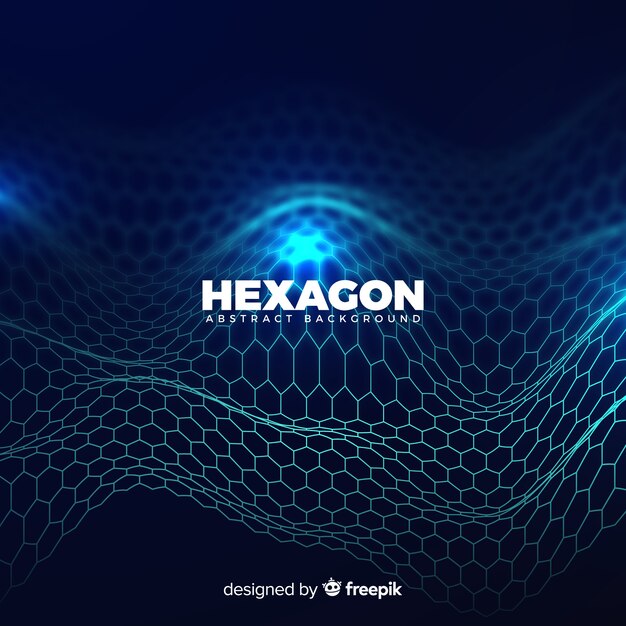Hexagon abstrakten Hintergrund