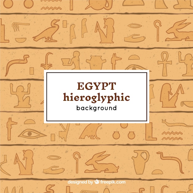 Hieroglyphischer Hintergrund