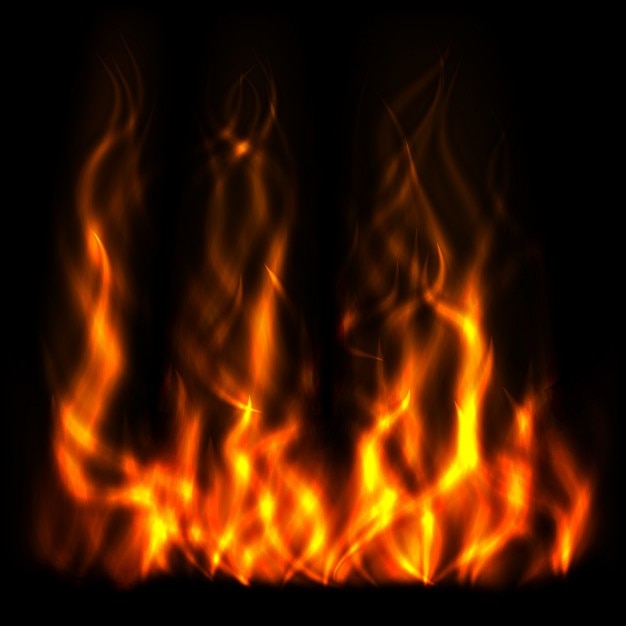 Kostenlose Vektor hight flammen