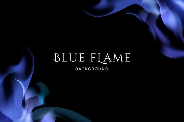 Hintergrund der blauen Flamme