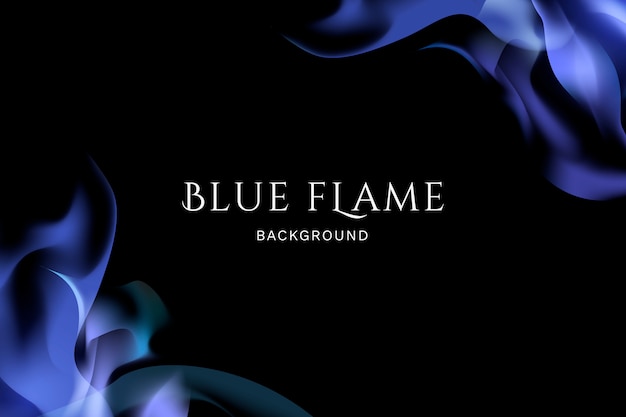 Hintergrund der blauen Flamme