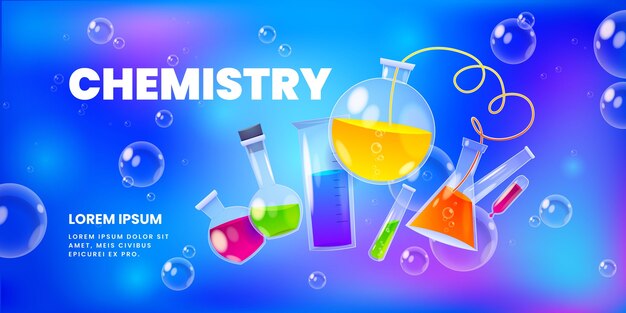 Hintergrund der Chemielaborelemente