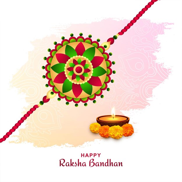 Hintergrund der hinduistischen Raksha-Bandhan-Karte