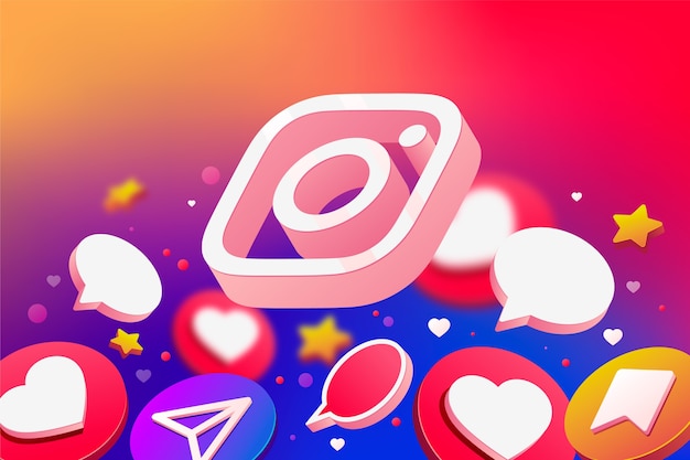 Hintergrund der instagram-geschichte