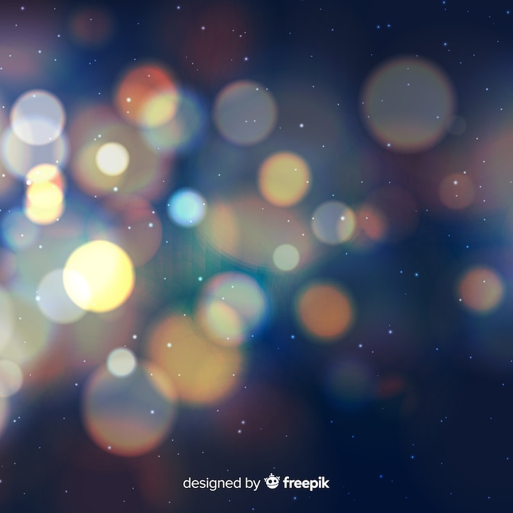 Kostenlose Vektor hintergrund des bokeh-effekts