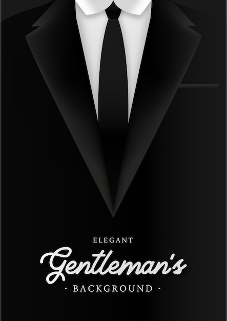 Hintergrund des eleganten gentlemans mit geschäftsmannsuite